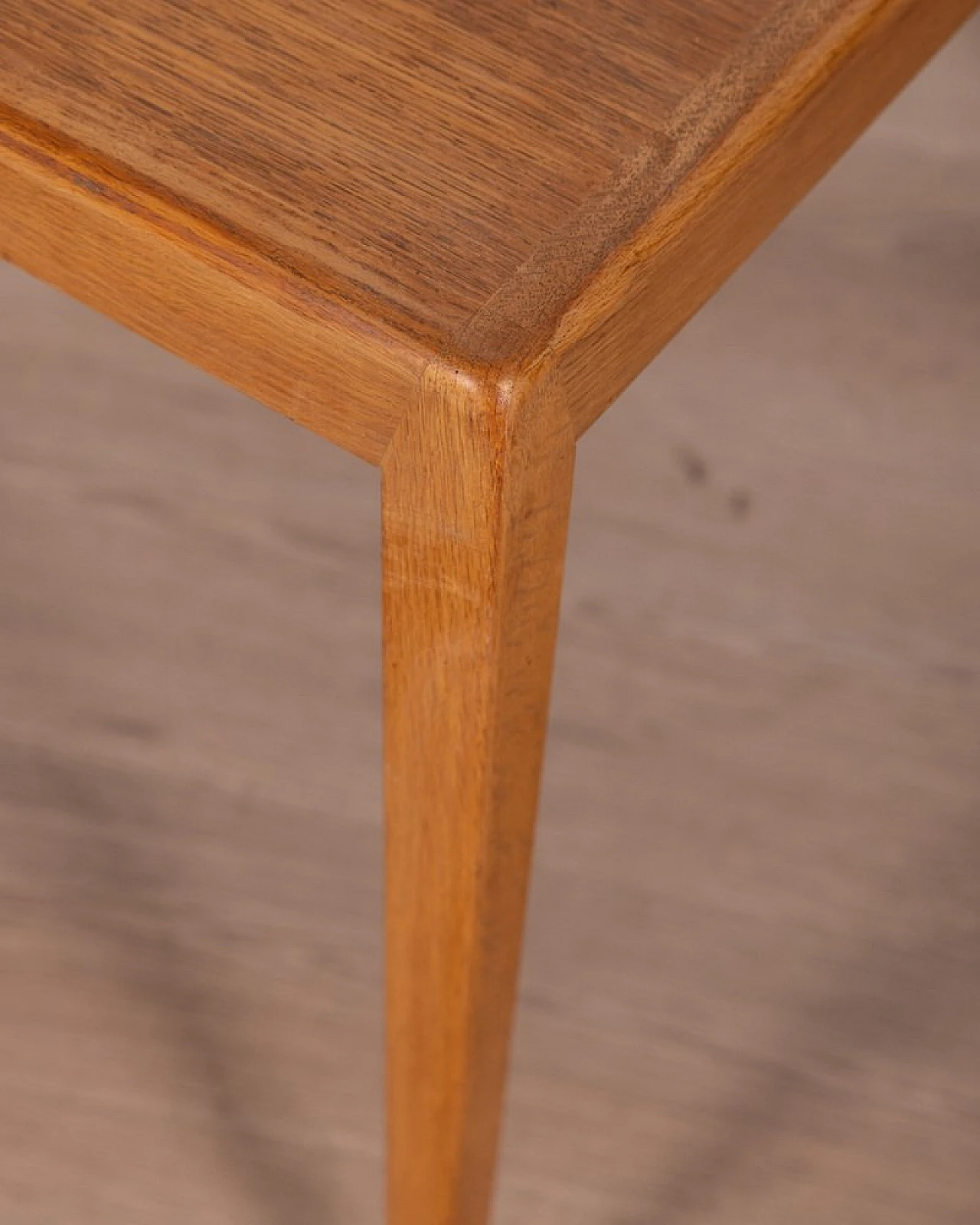 Square danish side table in teak, 1960s 7