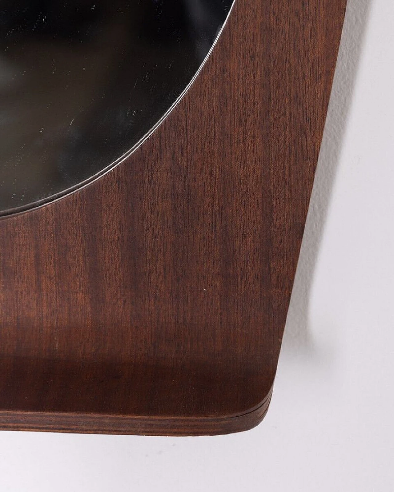 Wall mirror in curved wood by Campo & Graffi, 1950s 6