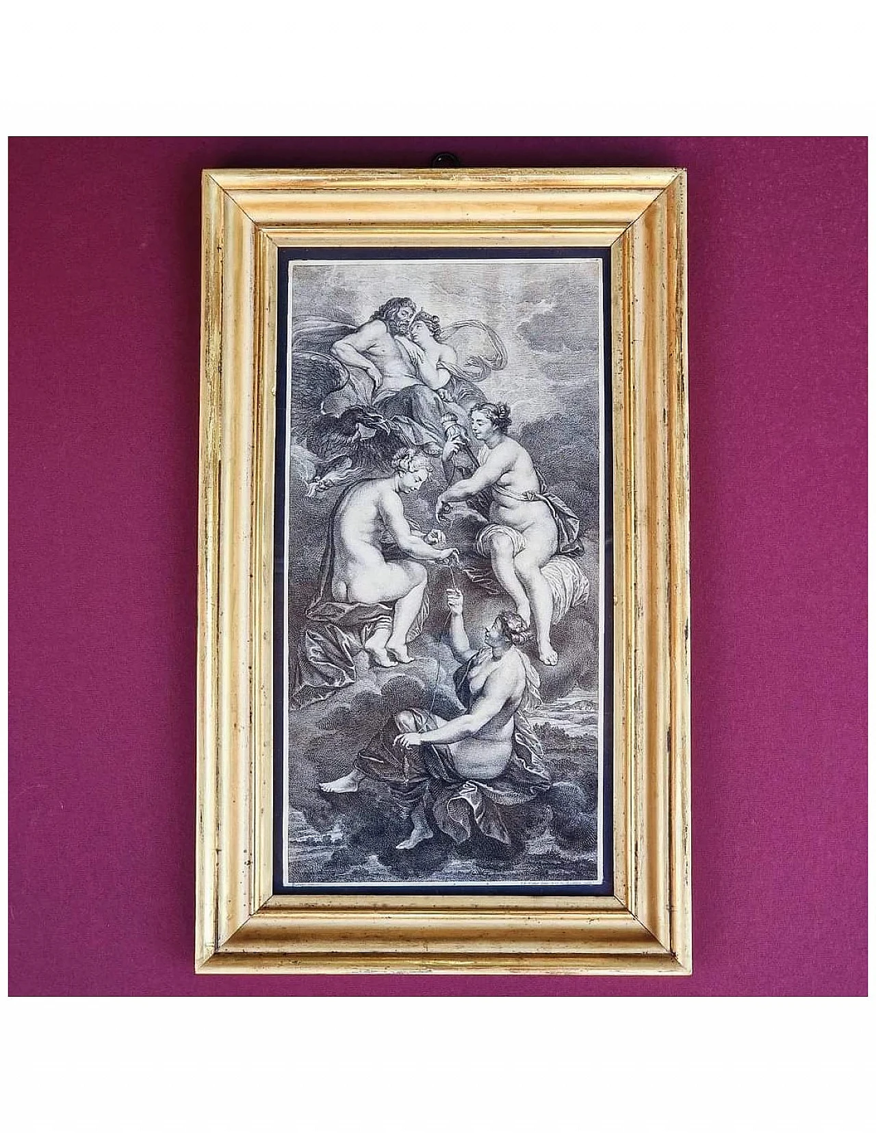 The Fates weave the fate of Marie Antoinette, burin, 18th century 1