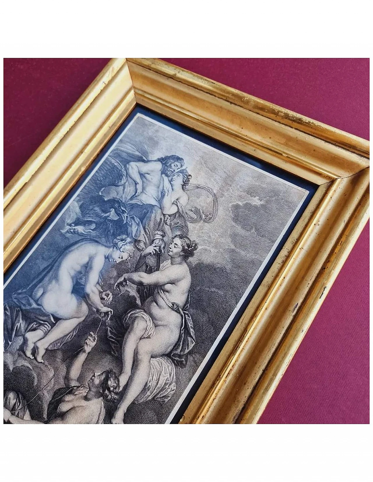 The Fates weave the fate of Marie Antoinette, burin, 18th century 6