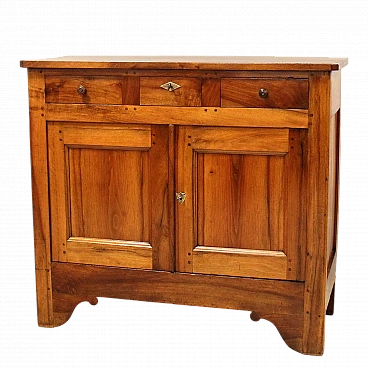 Louis Philippe solid walnut sideboard, mid-19th century