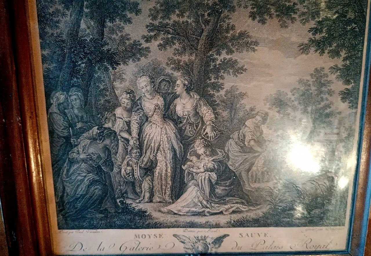 After Paolo Veronese, The Finding of Moses, etching, 19th century 2