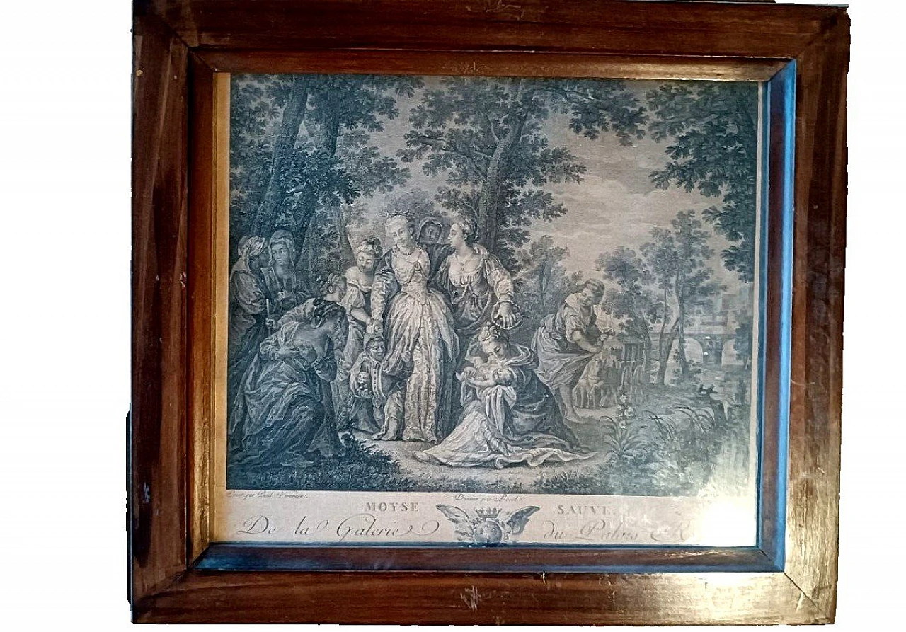 After Paolo Veronese, The Finding of Moses, etching, 19th century 3
