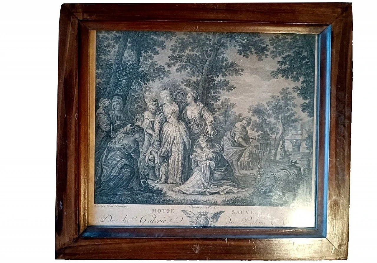 After Paolo Veronese, The Finding of Moses, etching, 19th century 4