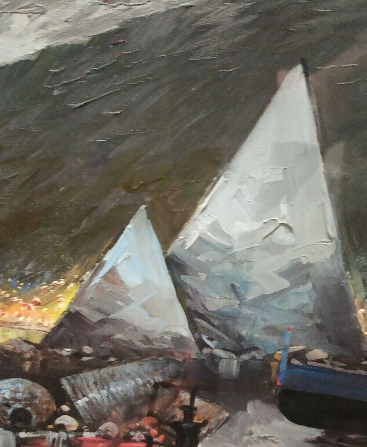 Vittorio Colucci, seascape, oil painting on canvas 8