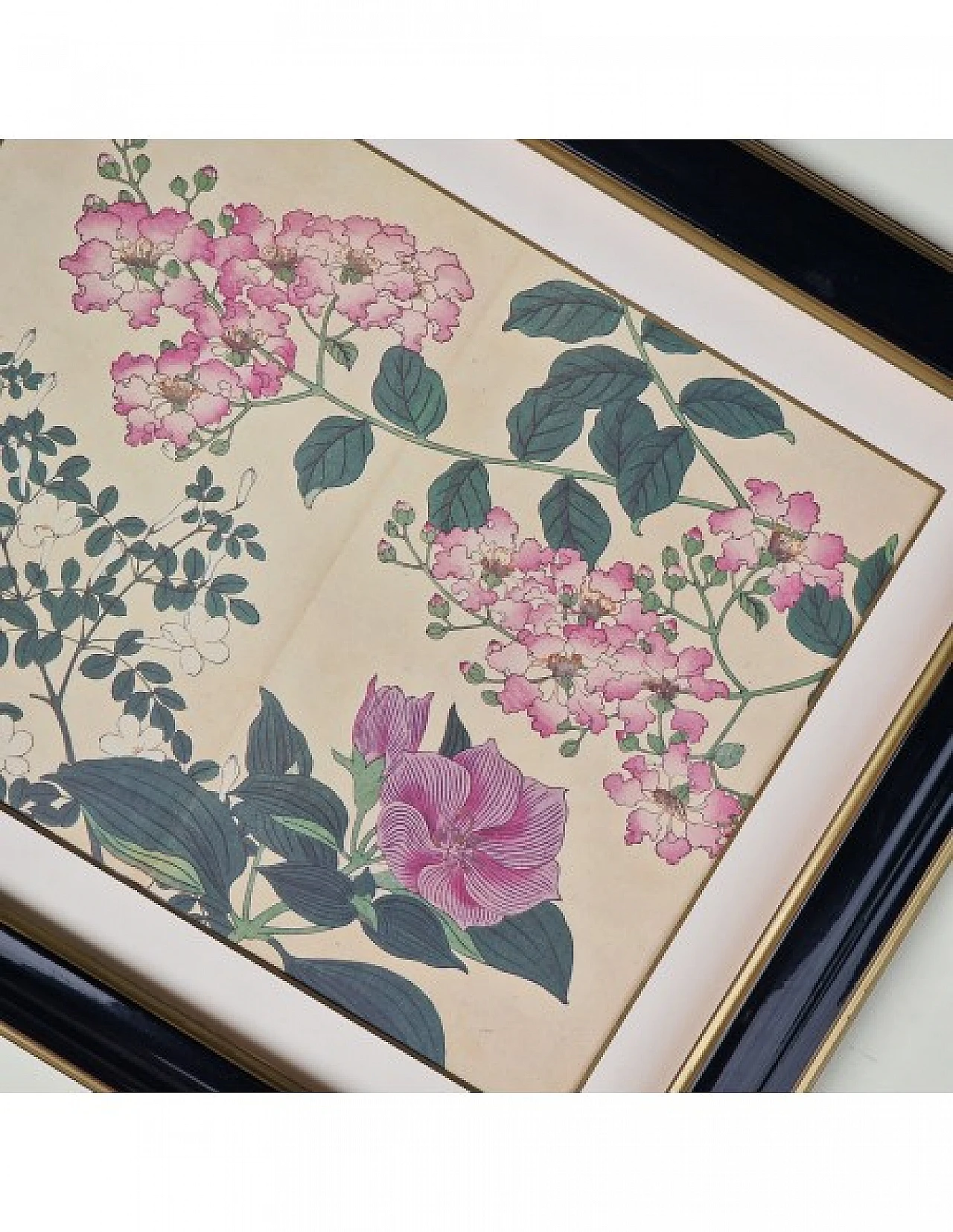 Flowers, Japanese print, 1950s 4