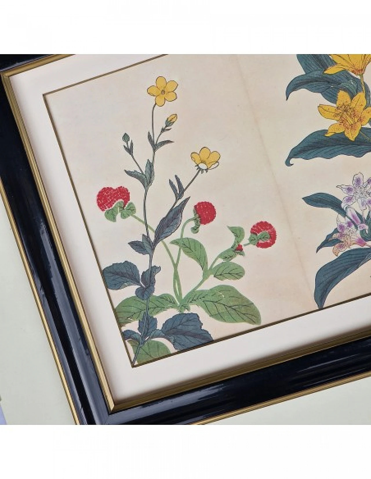 Flowers, Japanese print, 1950s 5