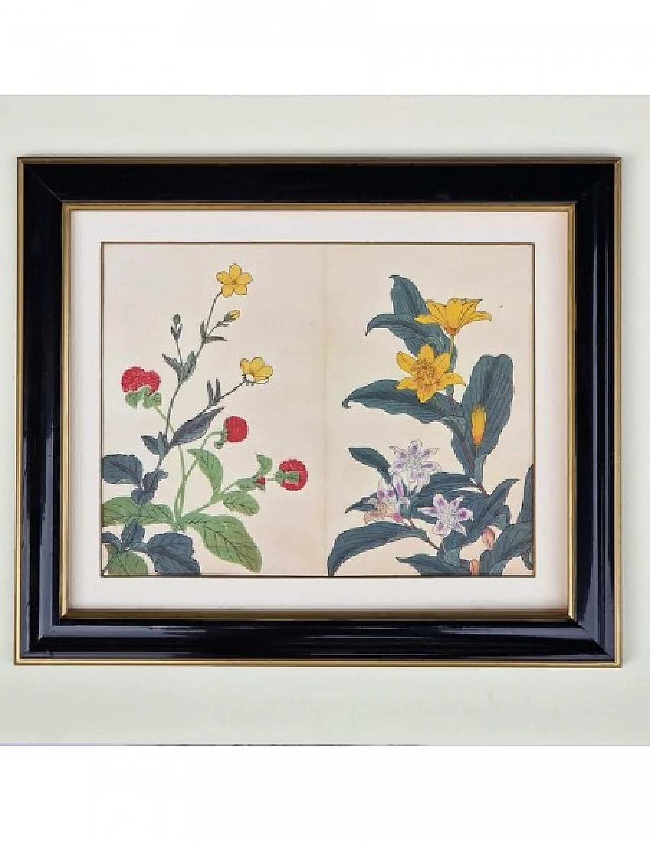 Flowers, Japanese print, 1950s 6