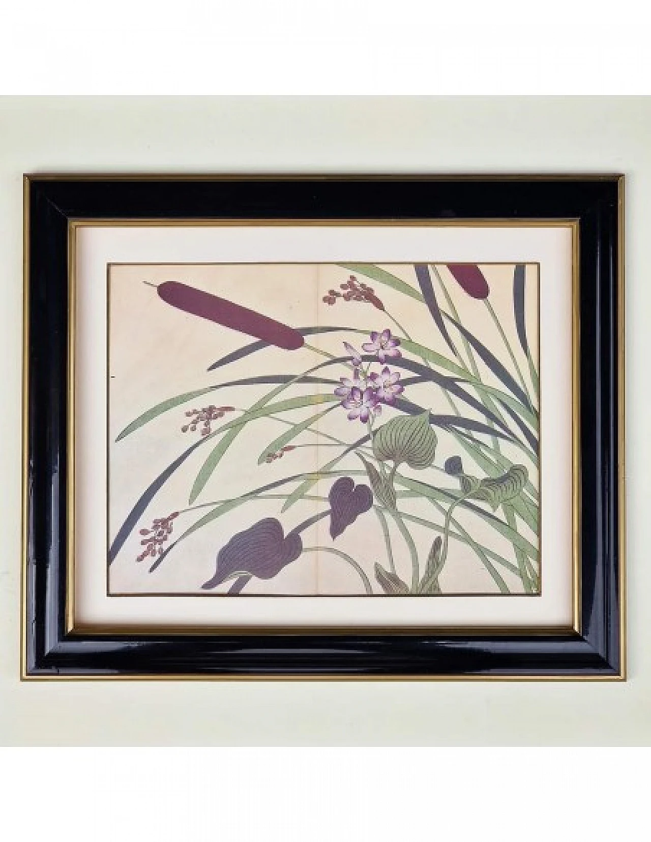 Flowers, Japanese print, 1950s 7