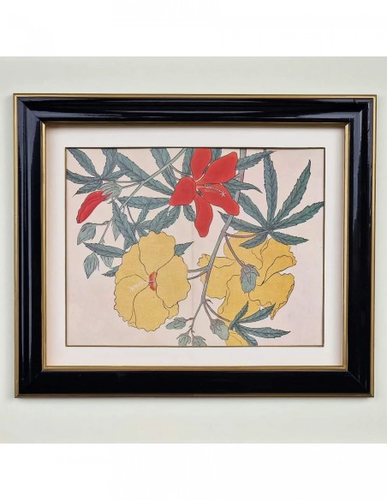 Flowers, Japanese print, 1950s 11
