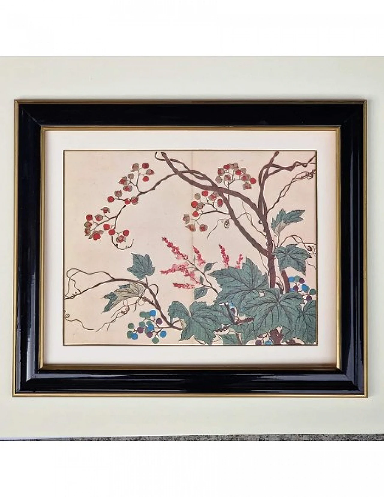 Flowers, Japanese print, 1950s 12