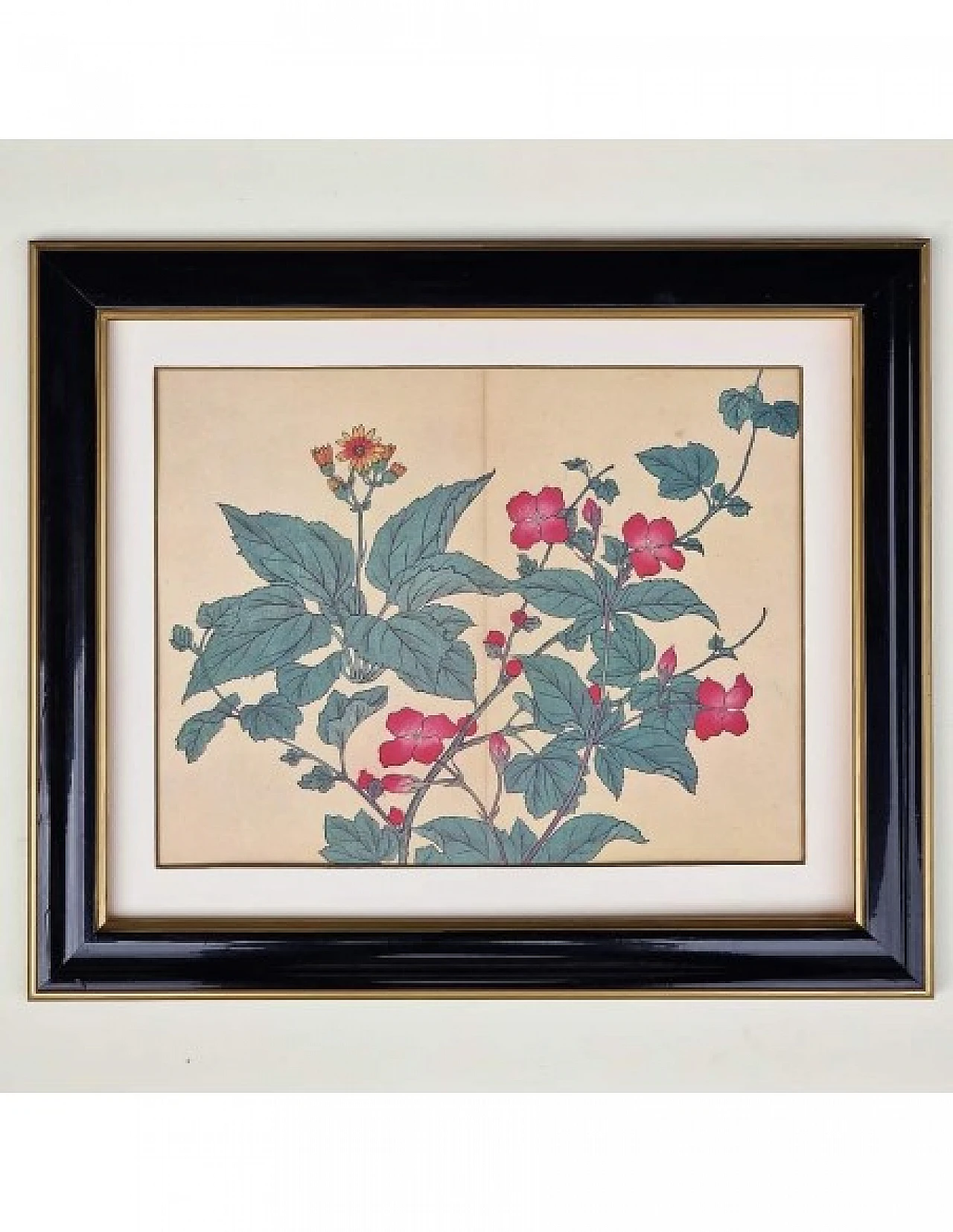 Flowers, Japanese print, 1950s 14