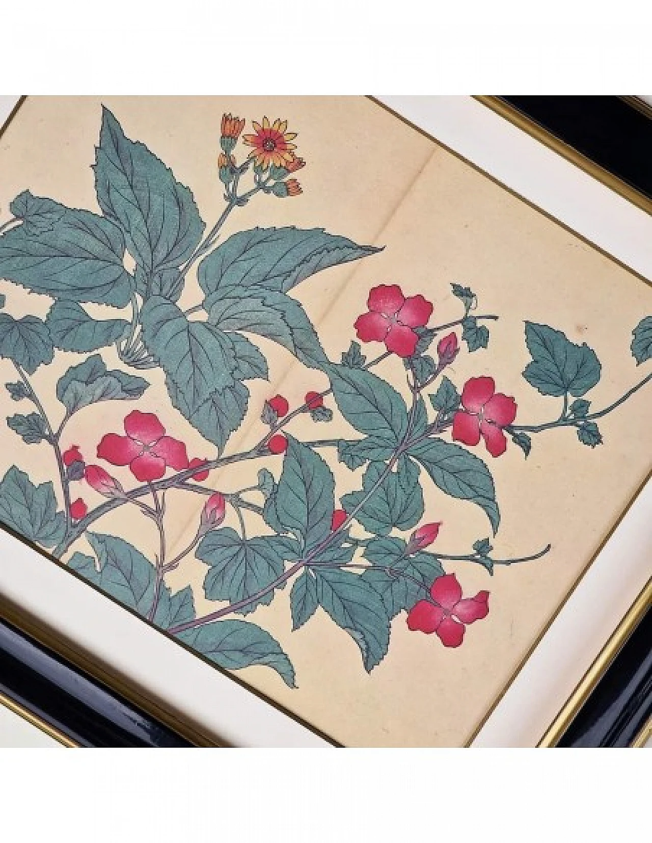 Flowers, Japanese print, 1950s 15