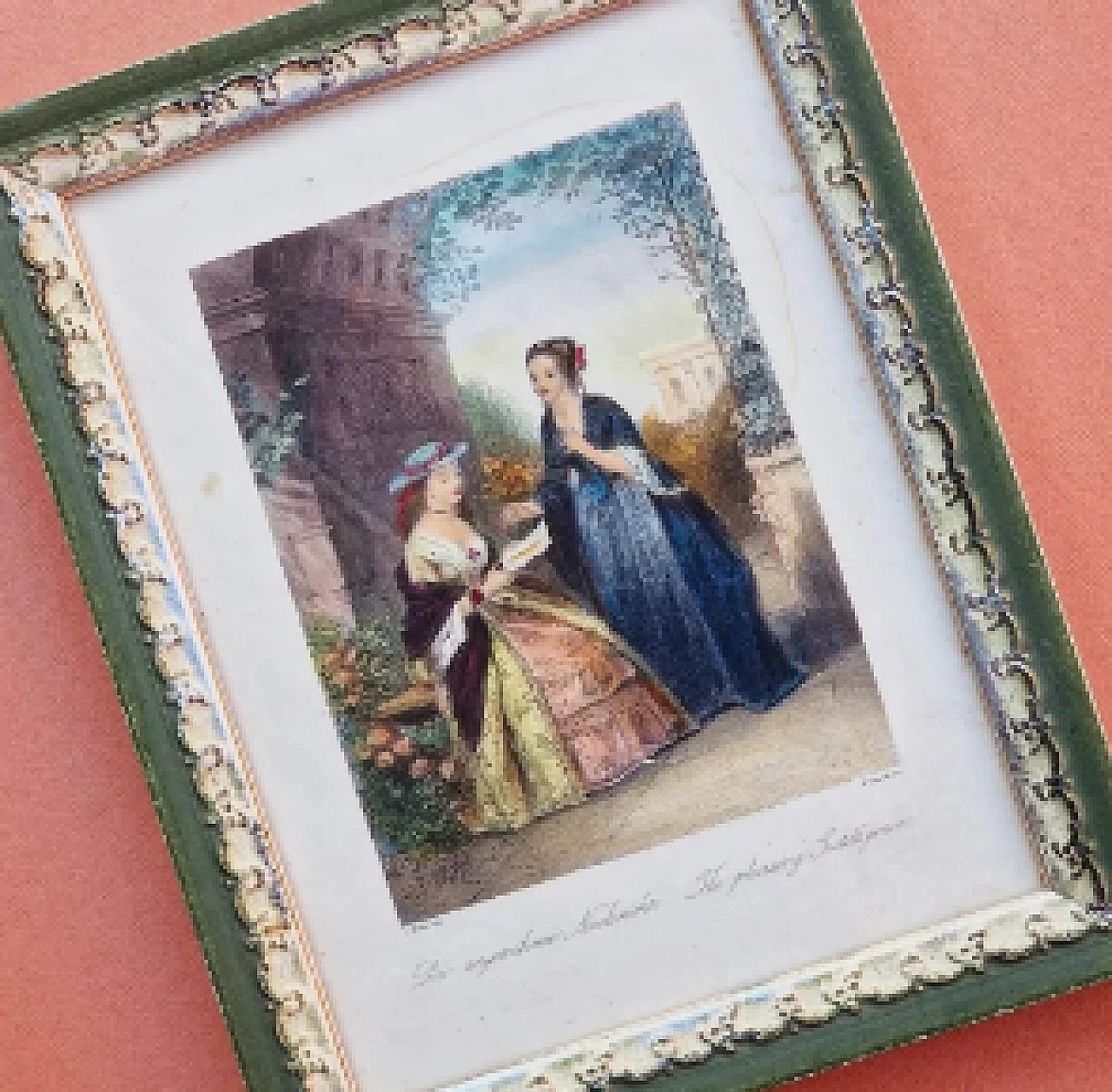 William French, The pleasing intelligence, acquaforte, 1840 1