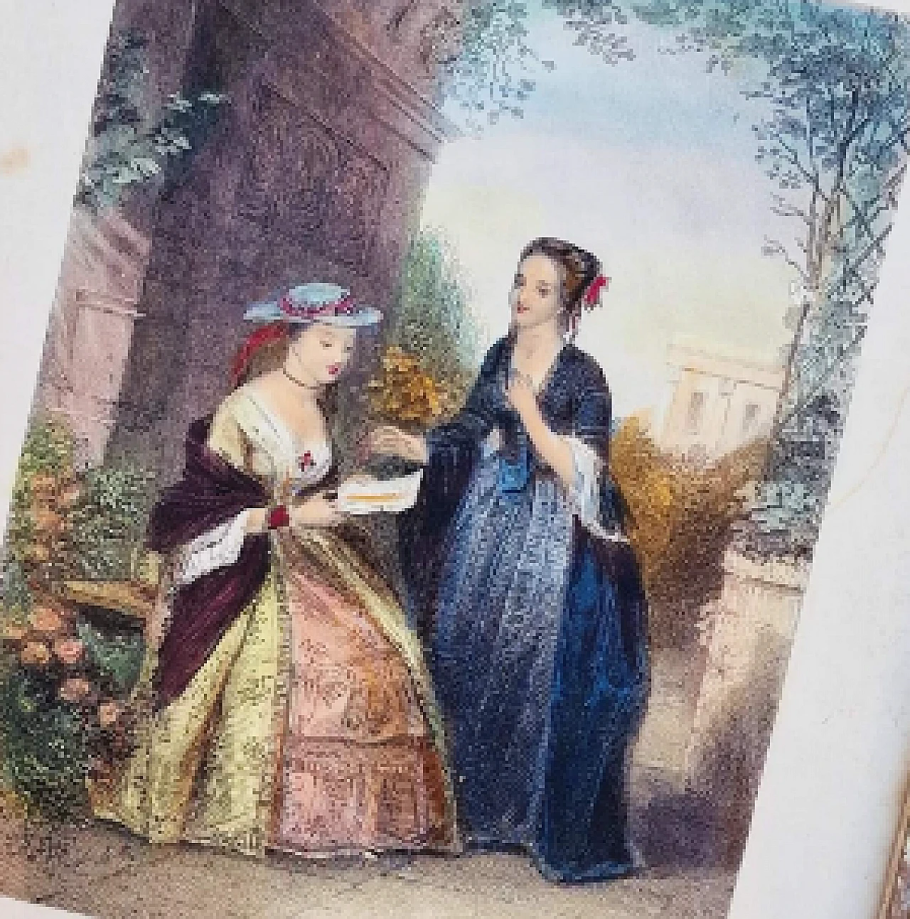 William French, The pleasing intelligence, acquaforte, 1840 2