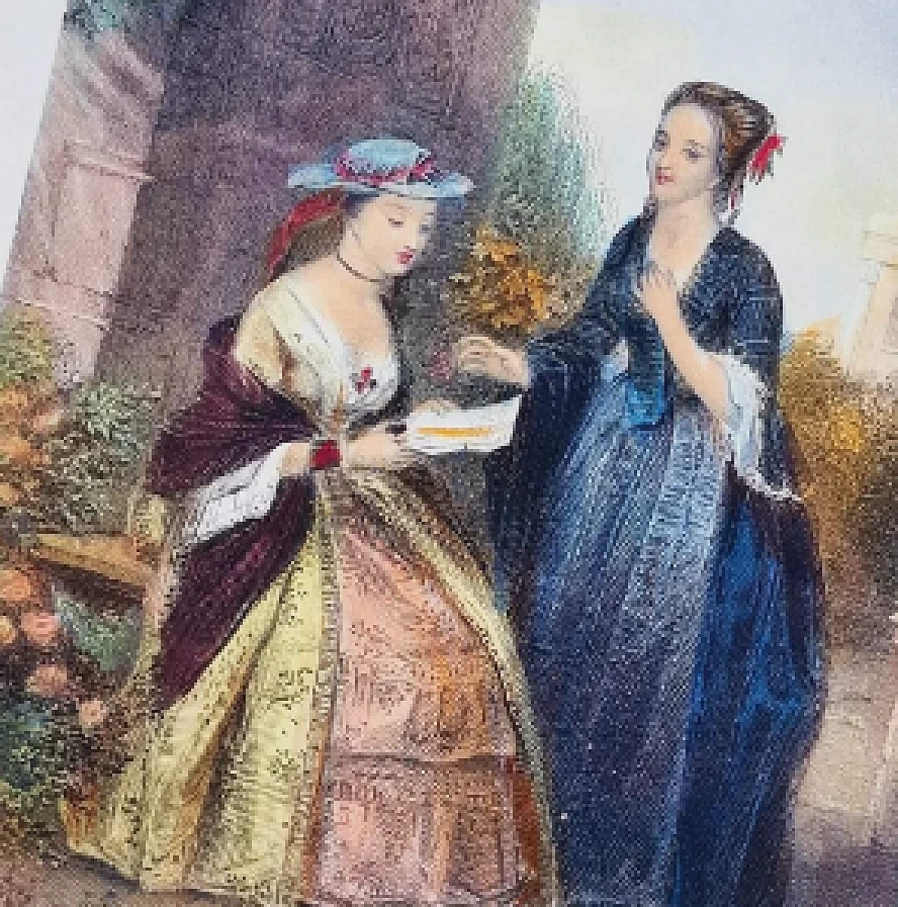 William French, The pleasing intelligence, acquaforte, 1840 6