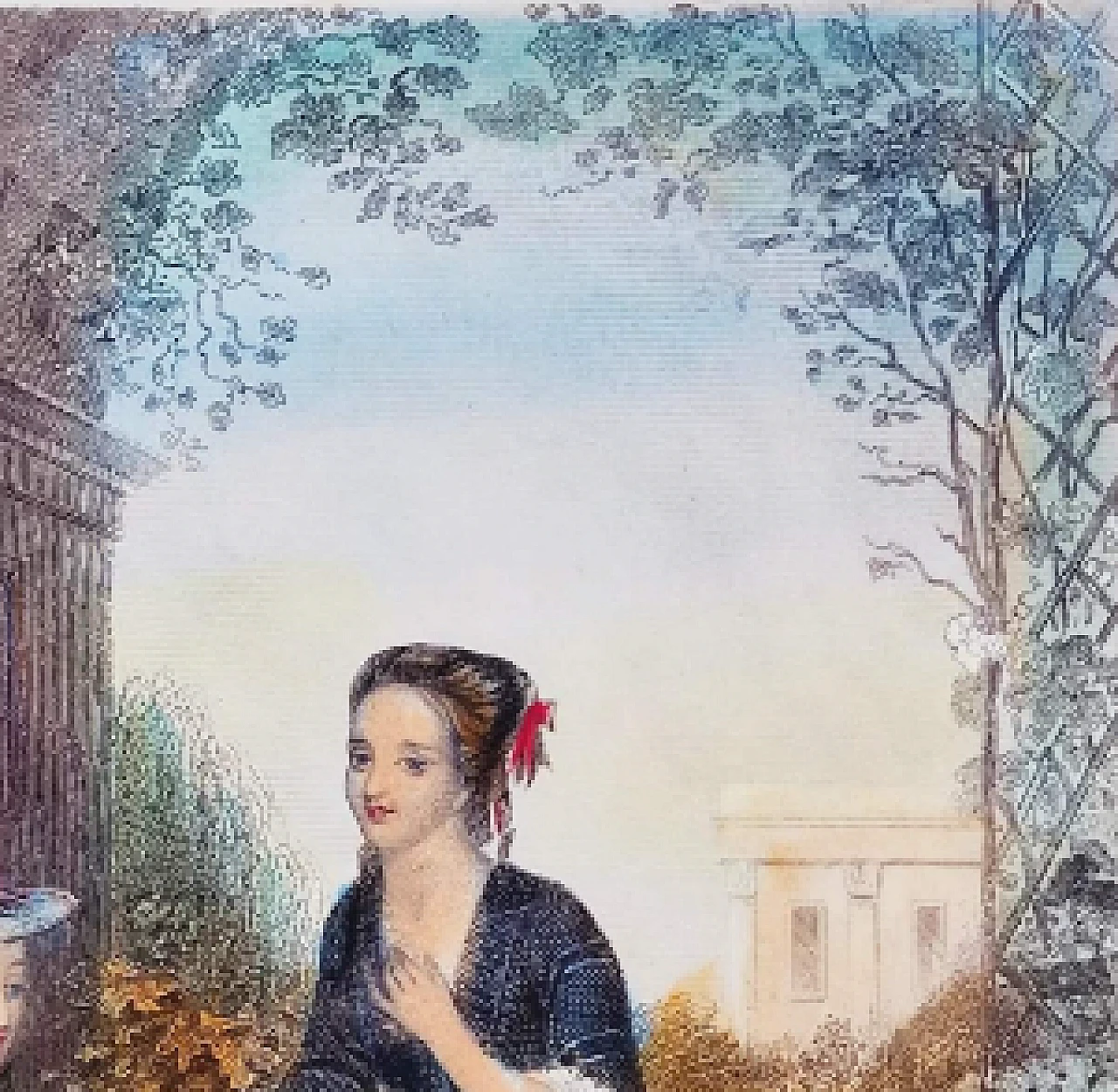 William French, The pleasing intelligence, acquaforte, 1840 8