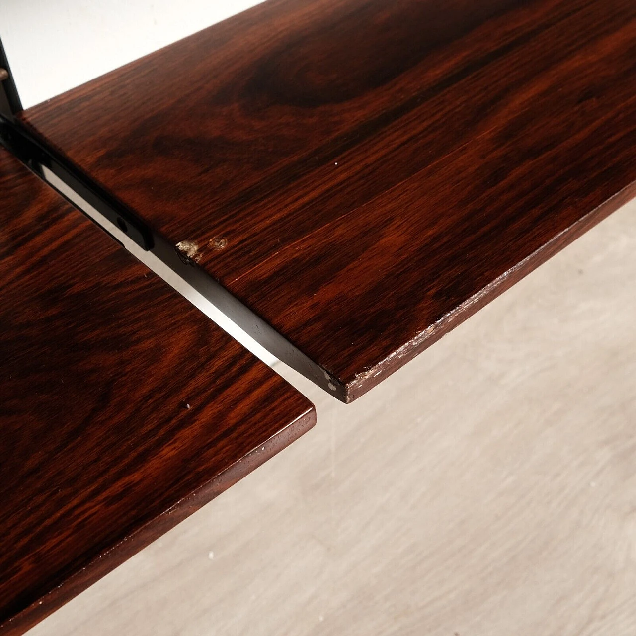 Libreria in palissandro e ferro, anni '60 23