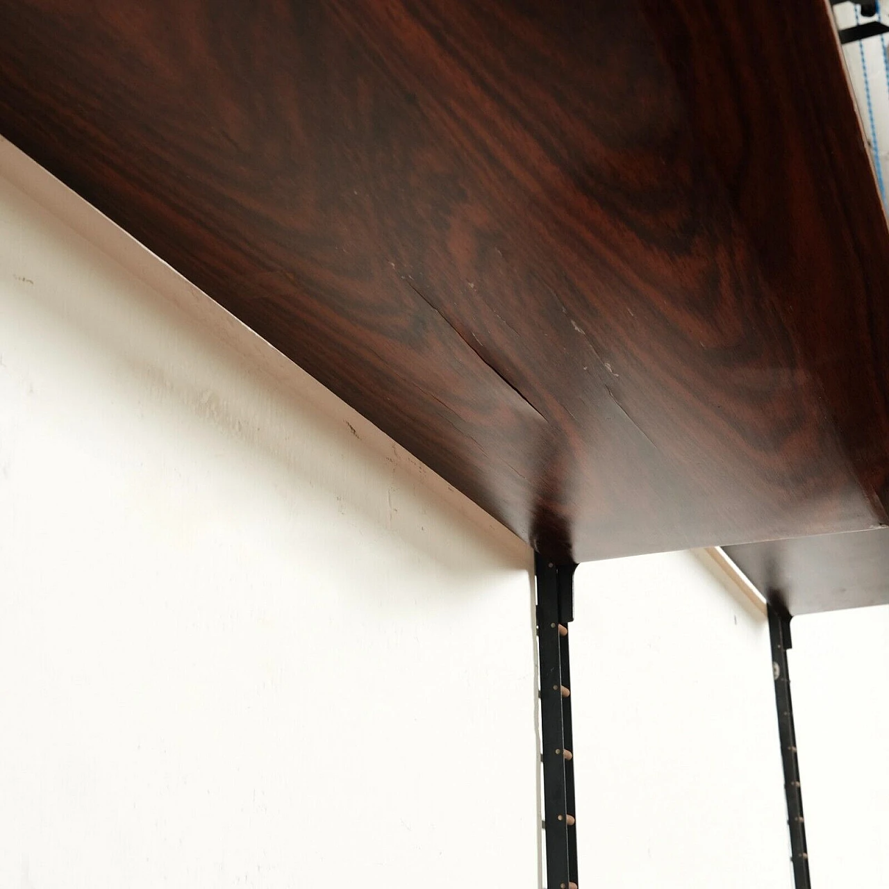 Libreria in palissandro e ferro, anni '60 24