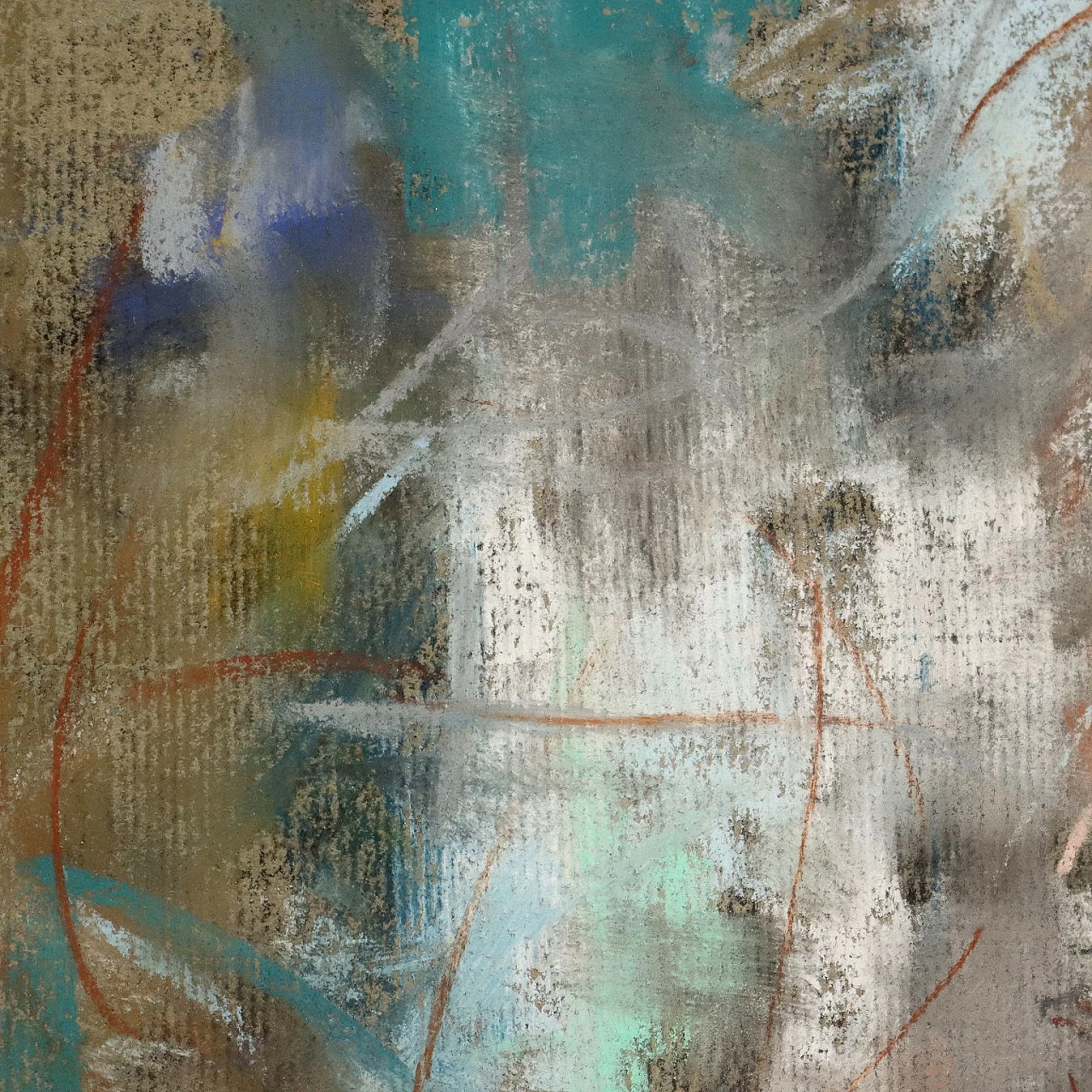 Antonio Mancini, Vecchia ciociara, pastels on paper, 1910 5