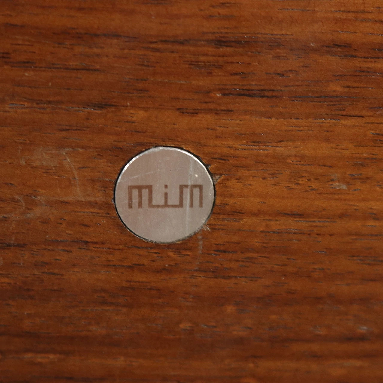 Poltrona da ufficio in alluminio e skai di MIM Roma, anni '60 6