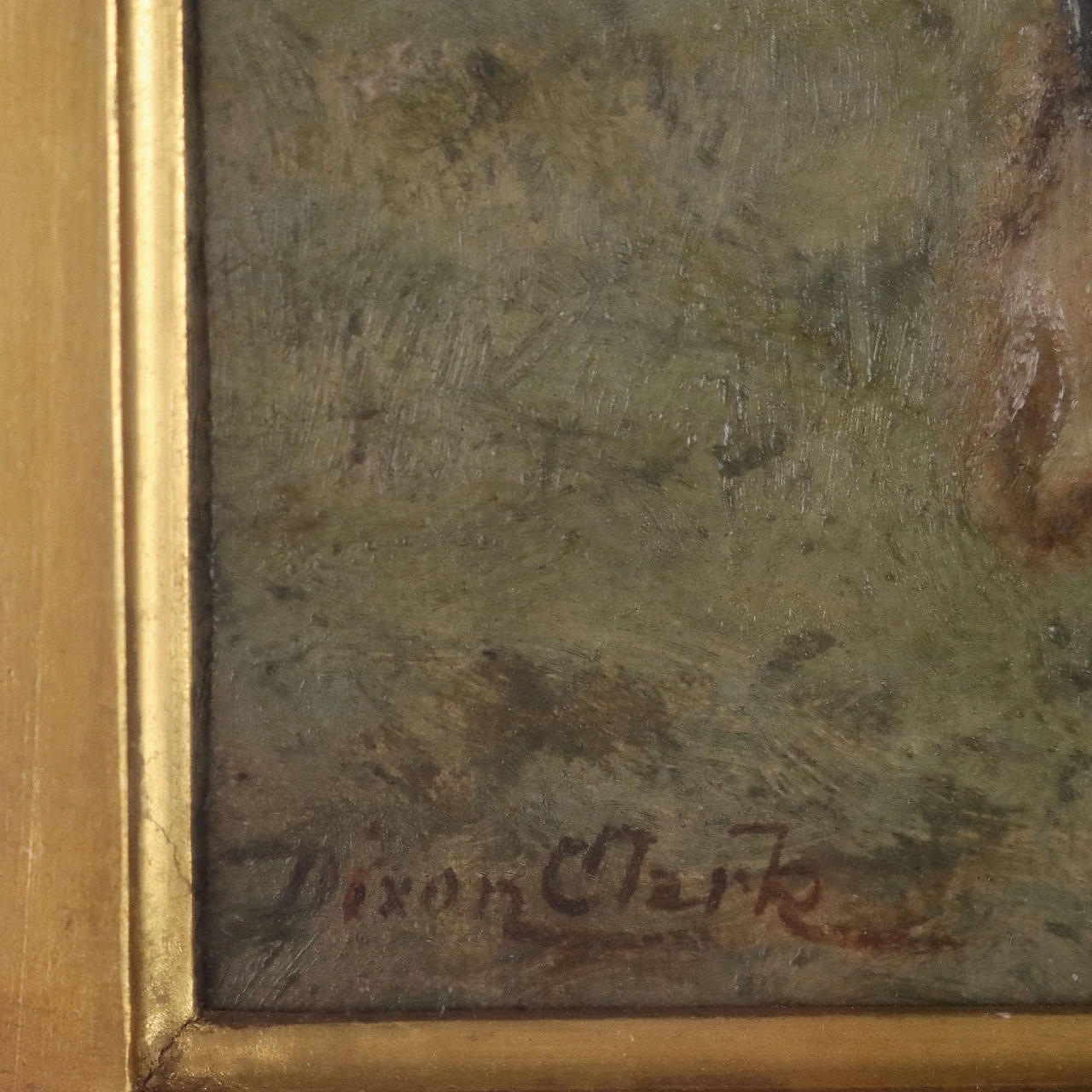 Joseph Dixon Clark, Horse, oil on cardboard 4