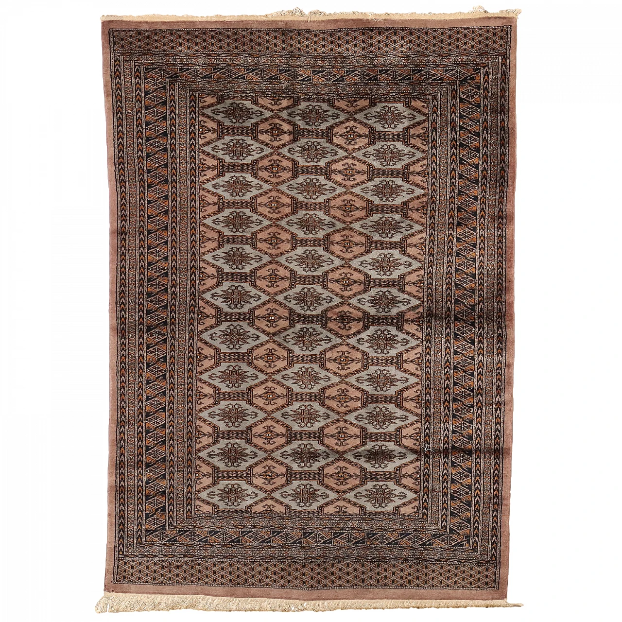 Pakistani Bukhara rug in wool and cotton 1