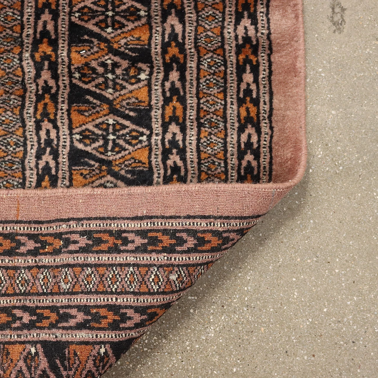Pakistani Bukhara rug in wool and cotton 7