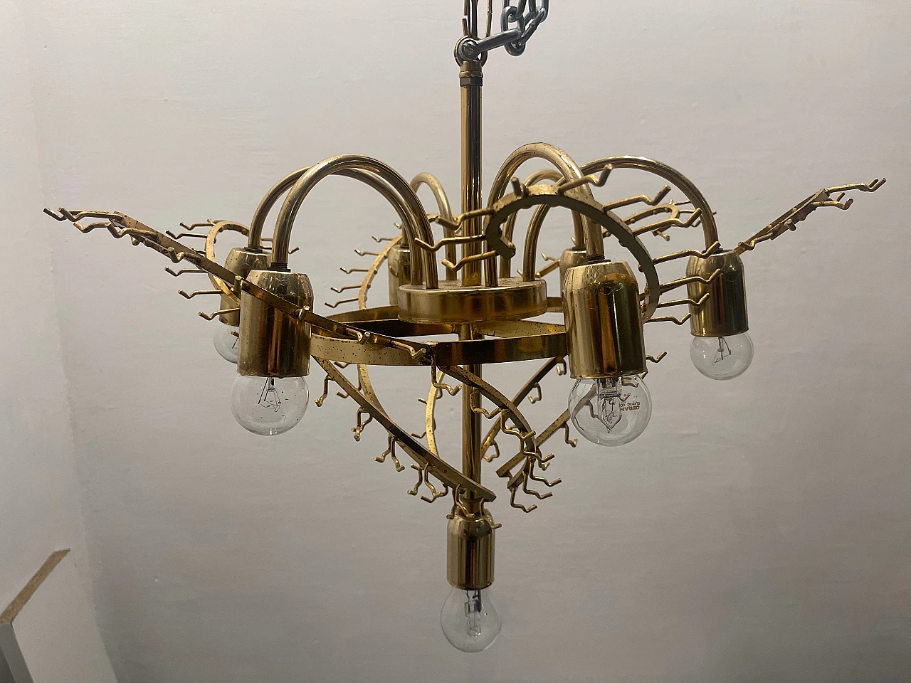 Pair of Prisma Trilobi Murano glass chandeliers, 1970s 7