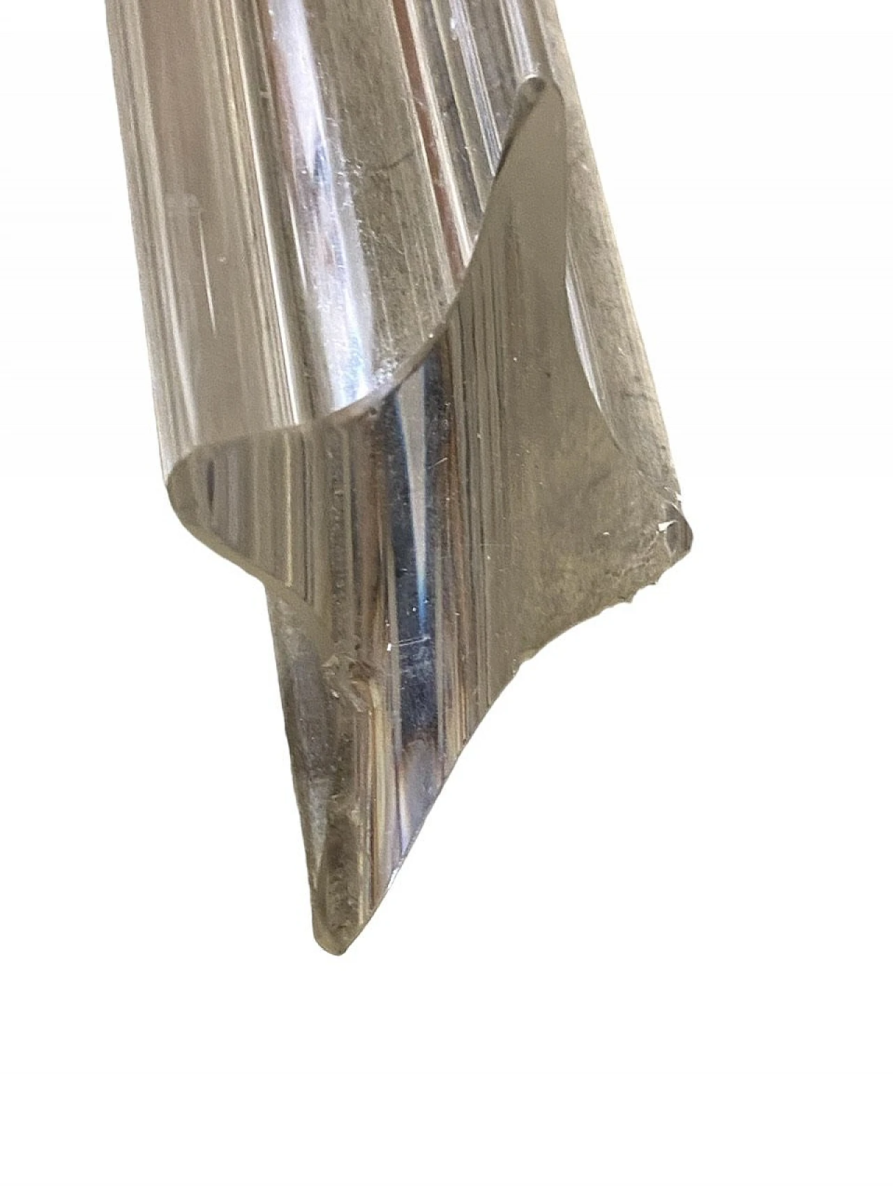 Pair of Prisma Trilobi Murano glass chandeliers, 1970s 11