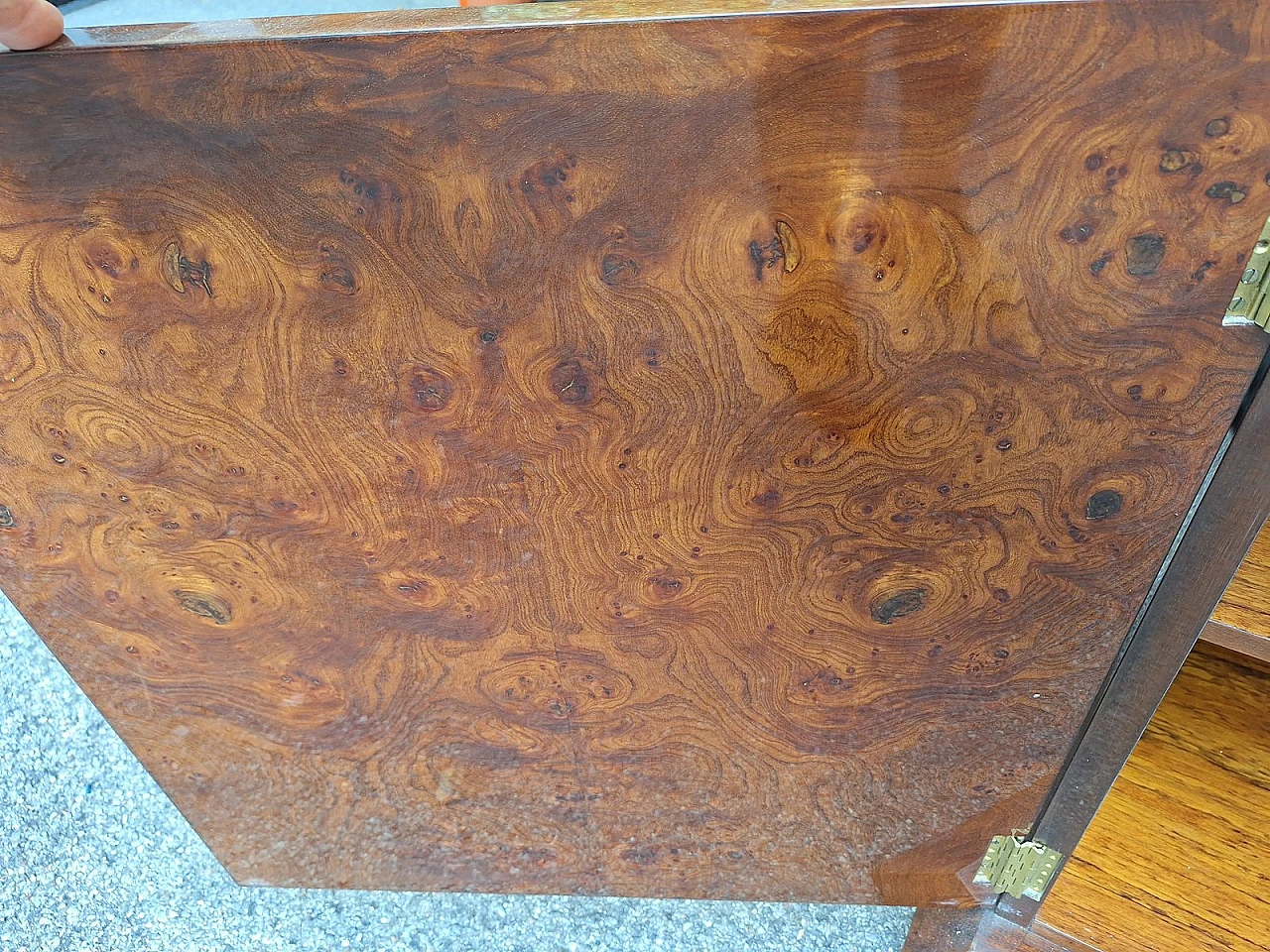 Credenza Marcus in radica di Frigerio per Frigerio Di Desio, anni '60 4