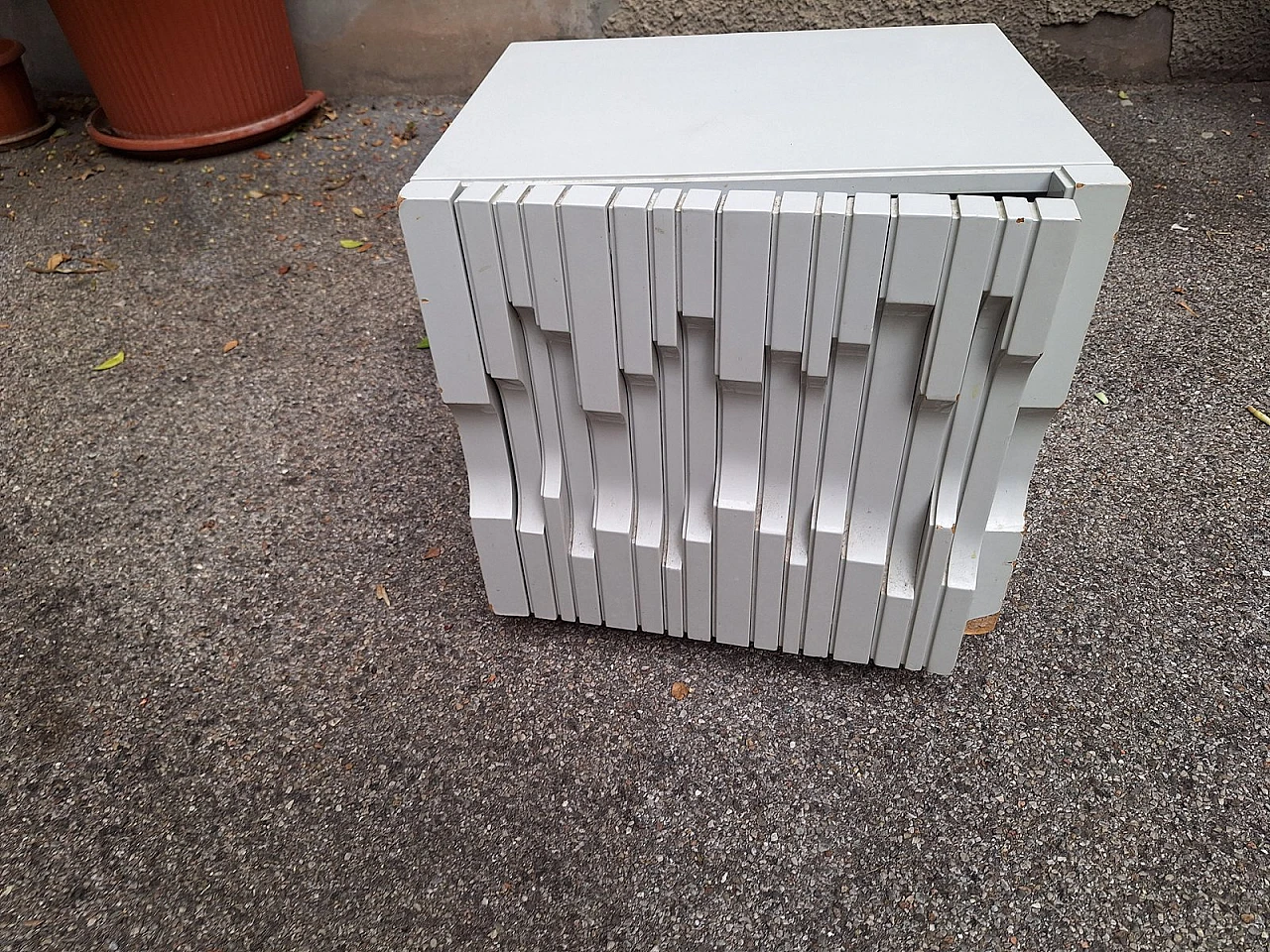 Comodino Norman in legno di L. Frigerio per Frigerio P., anni '60 5