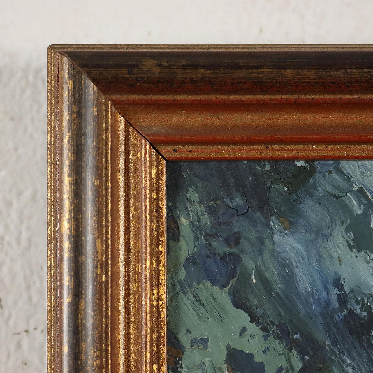 Salvatore Sportelli, Figura seduta, olio su tavola 6