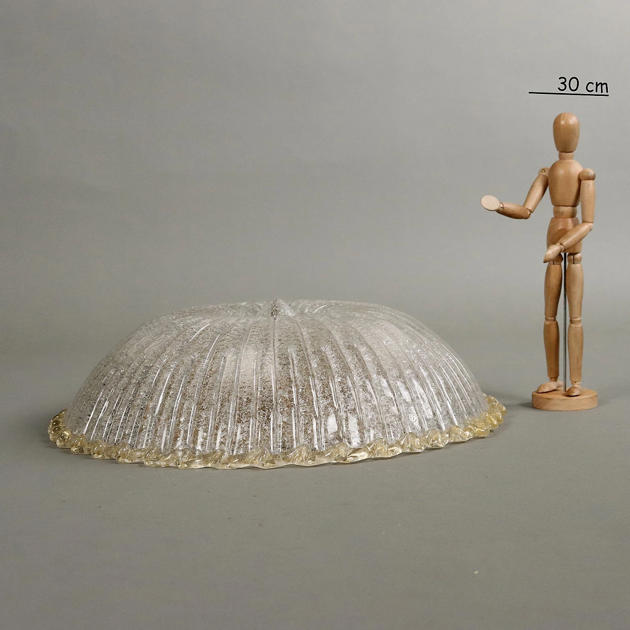 Murano glass ceiling lamp, 1960s 2