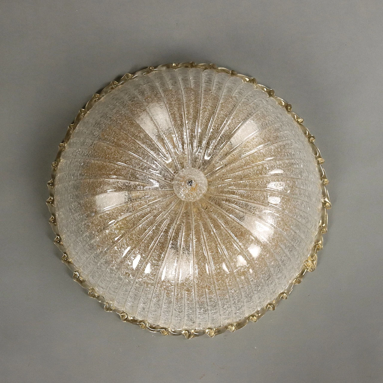 Murano glass ceiling lamp, 1960s 3