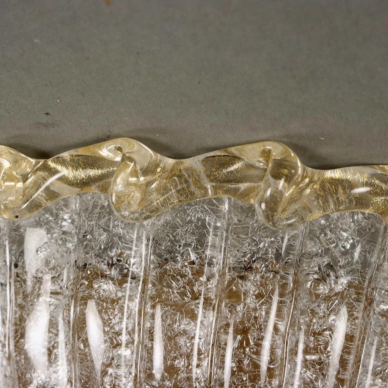 Murano glass ceiling lamp, 1960s 5