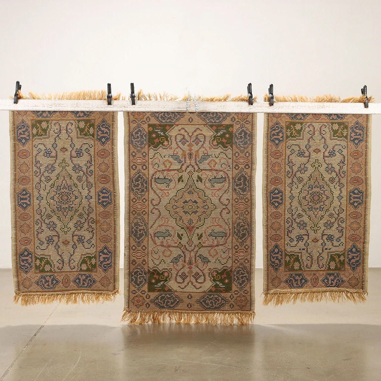 3 Moroccan cotton and wool Marrakech rugs 8