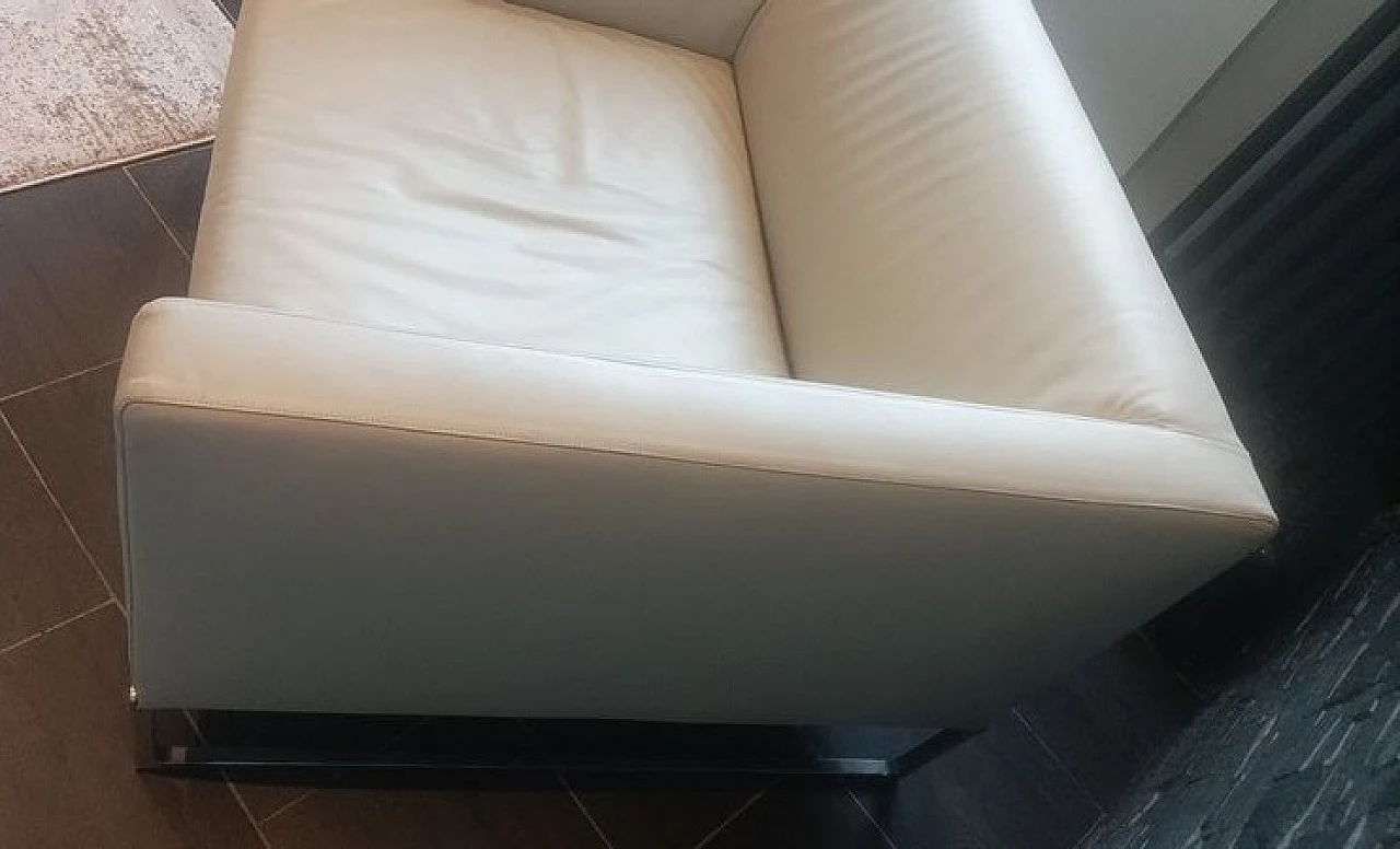 3 Poltrone Tight in pelle di Antonio Citterio per B&B Italia 4