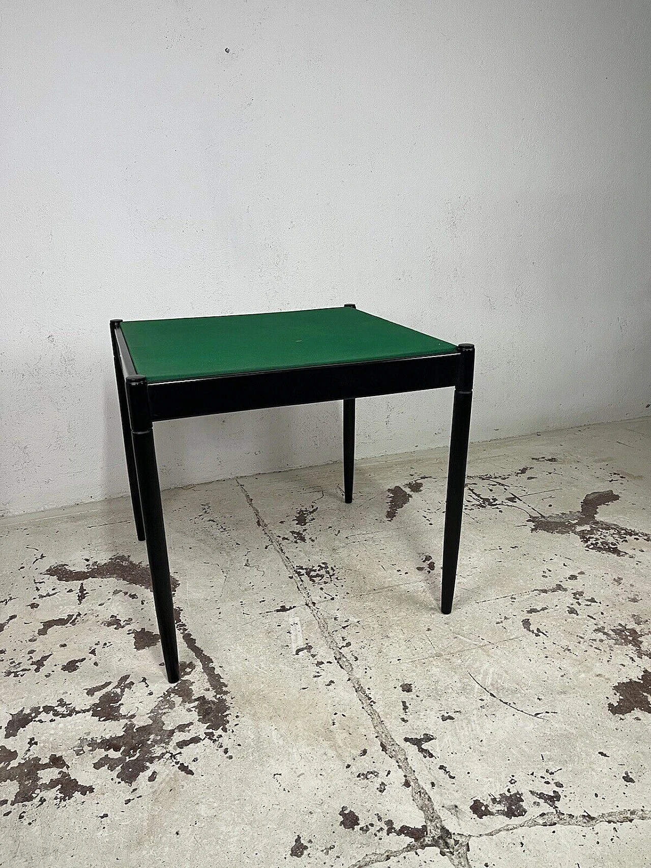 Square wooden game table, 1960s 3