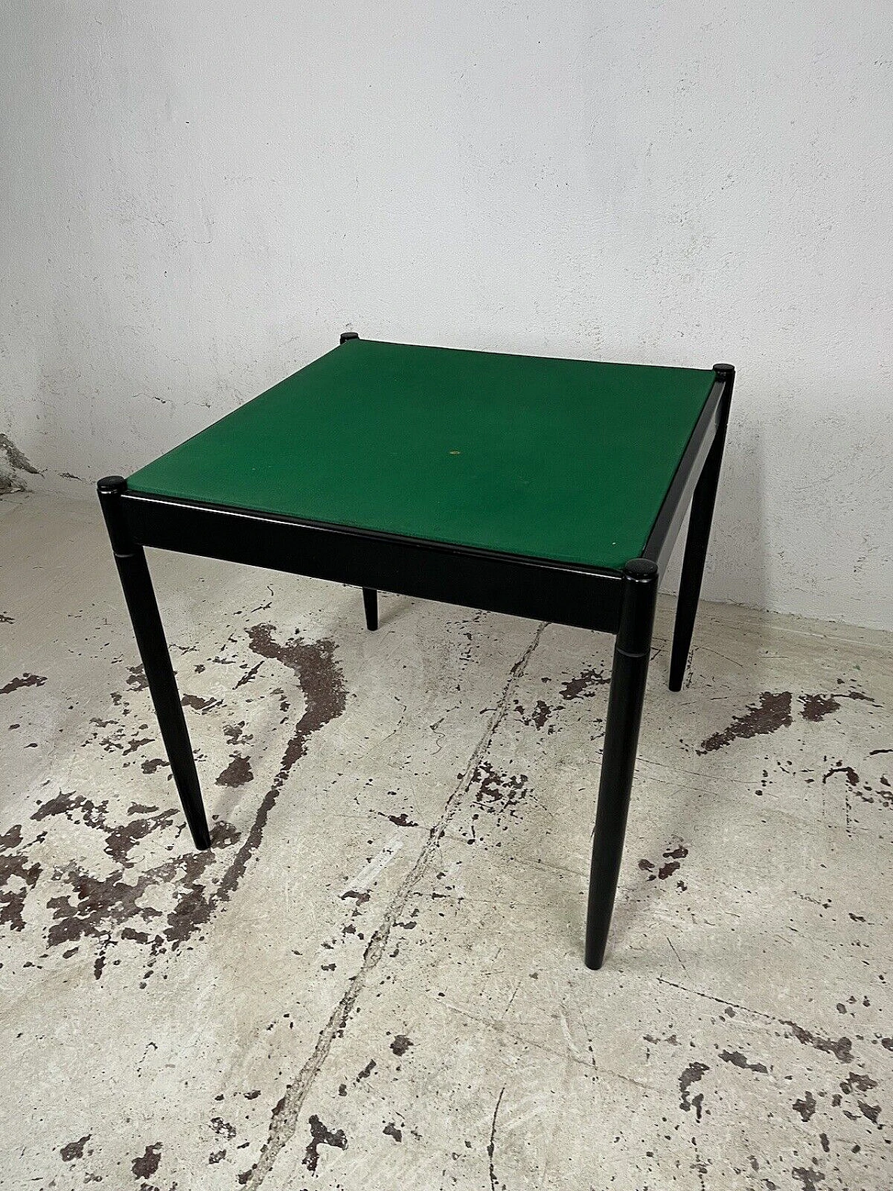 Square wooden game table, 1960s 4