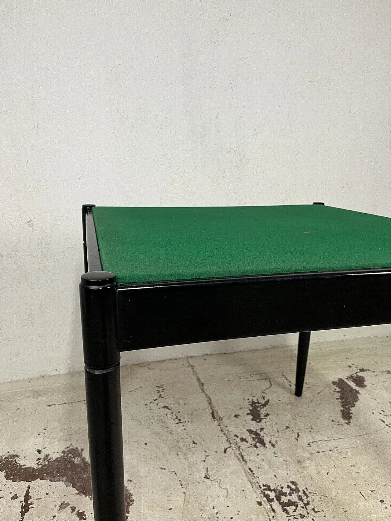 Square wooden game table, 1960s 11