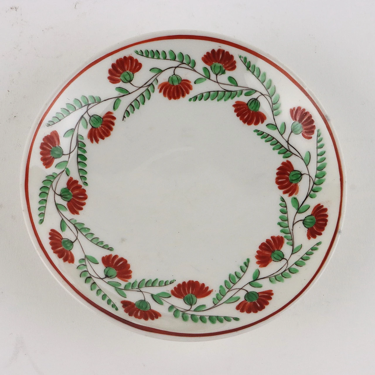 5 Tazzine da caffè con piattino di Ginori, seconda metà dell'800 6