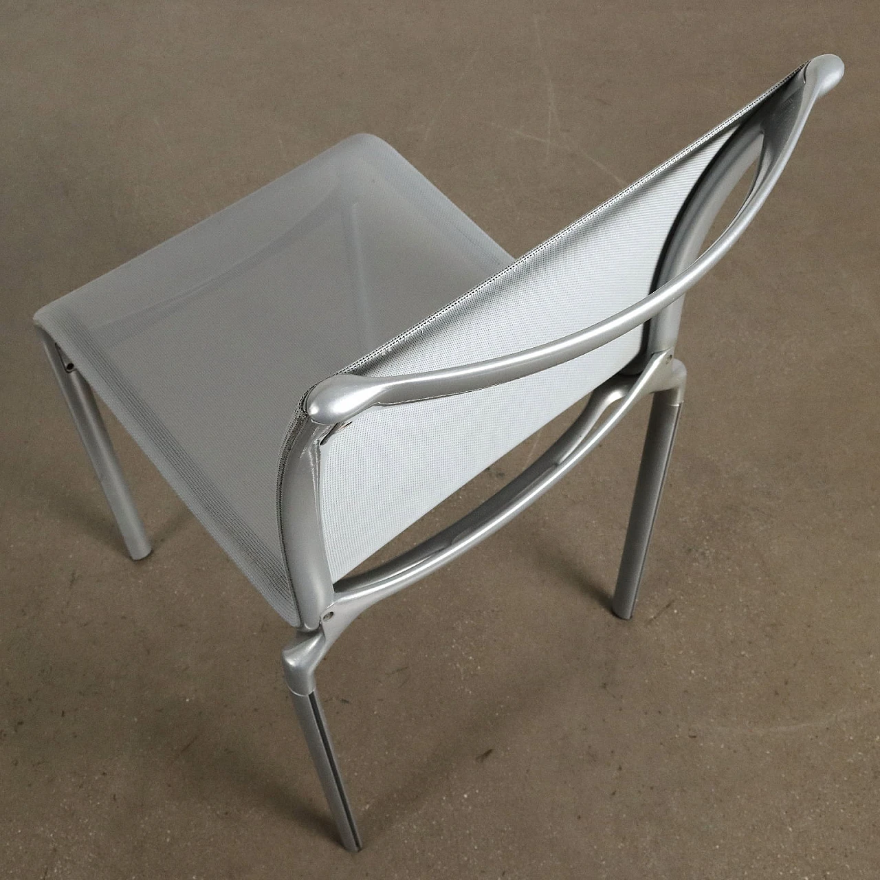 3 Bigframe 441 chairs in aluminum by Alberto Meda for Alias, 2000s 3