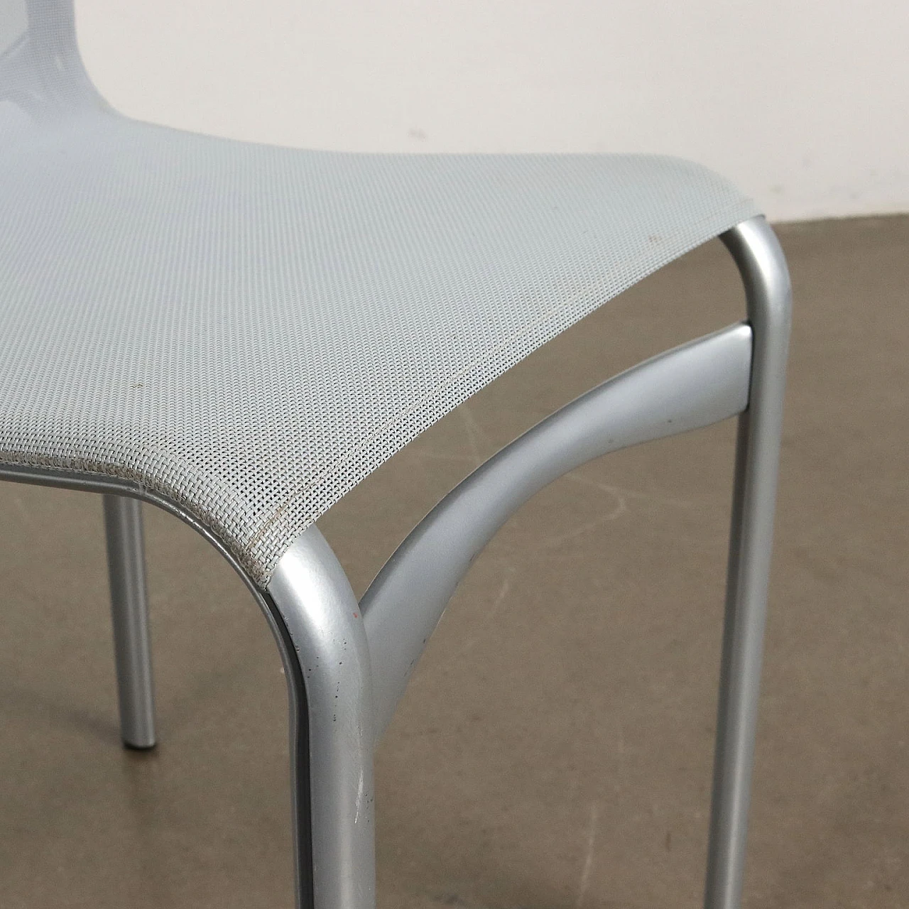 3 Bigframe 441 chairs in aluminum by Alberto Meda for Alias, 2000s 5