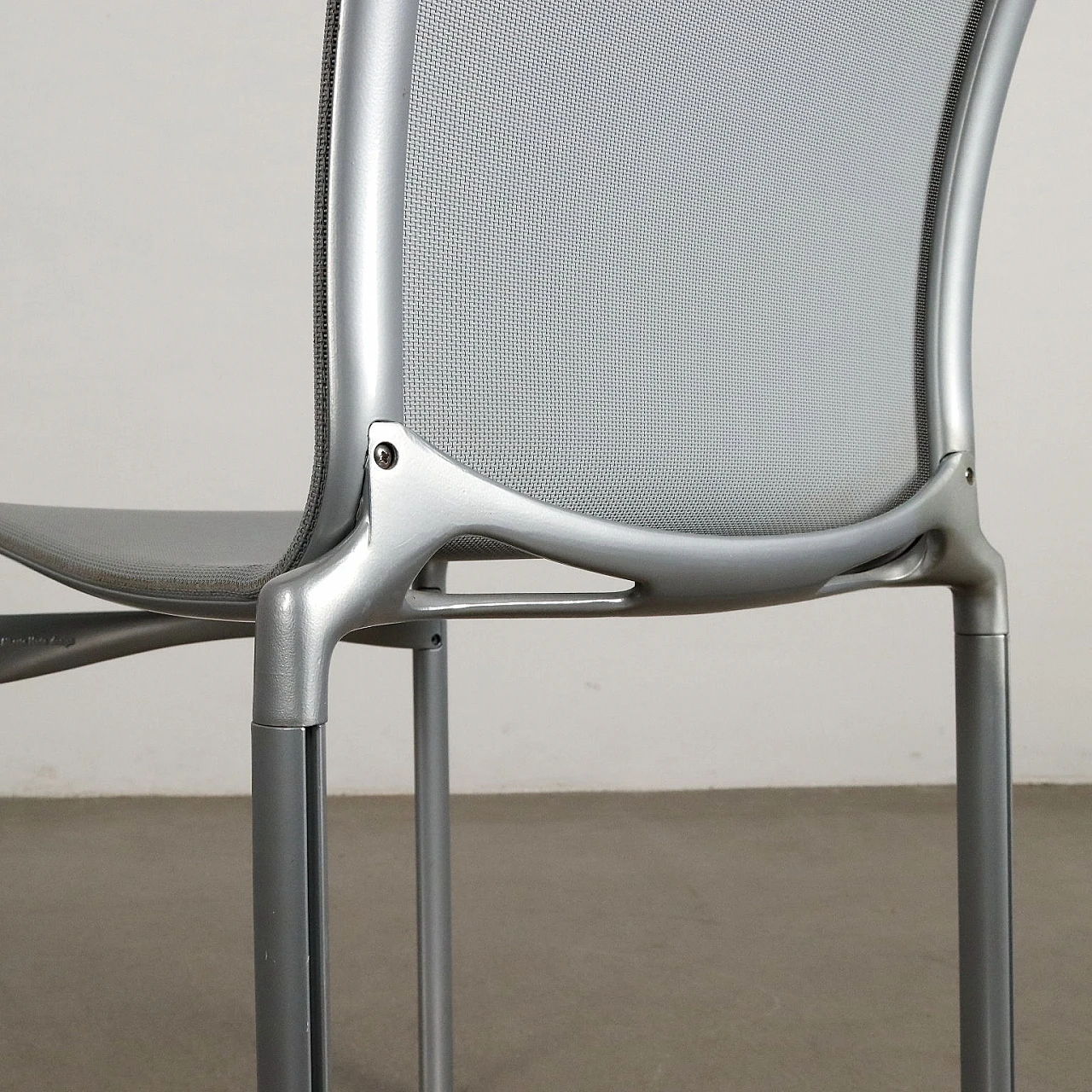 3 Bigframe 441 chairs in aluminum by Alberto Meda for Alias, 2000s 7