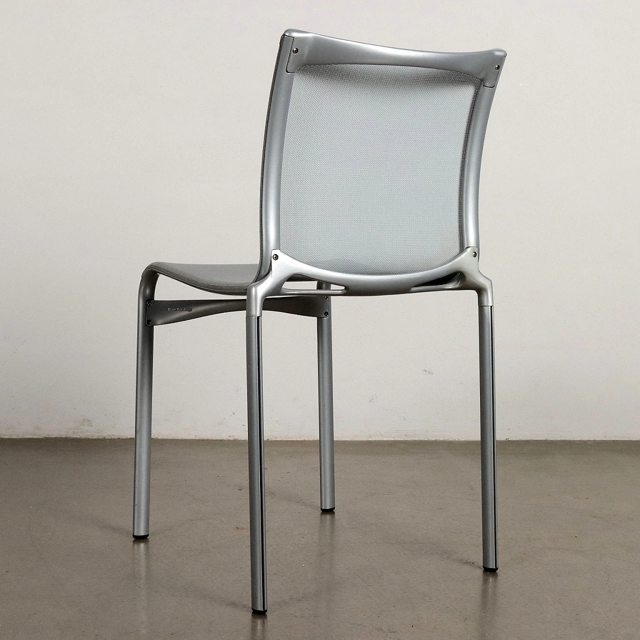 3 Bigframe 441 chairs in aluminum by Alberto Meda for Alias, 2000s 9