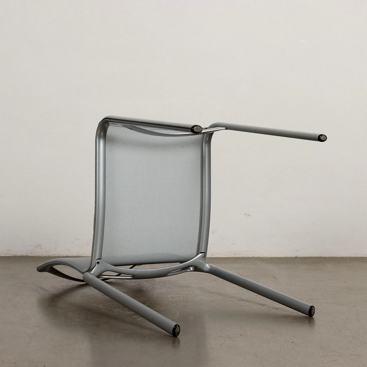 3 Bigframe 441 chairs in aluminum by Alberto Meda for Alias, 2000s 10