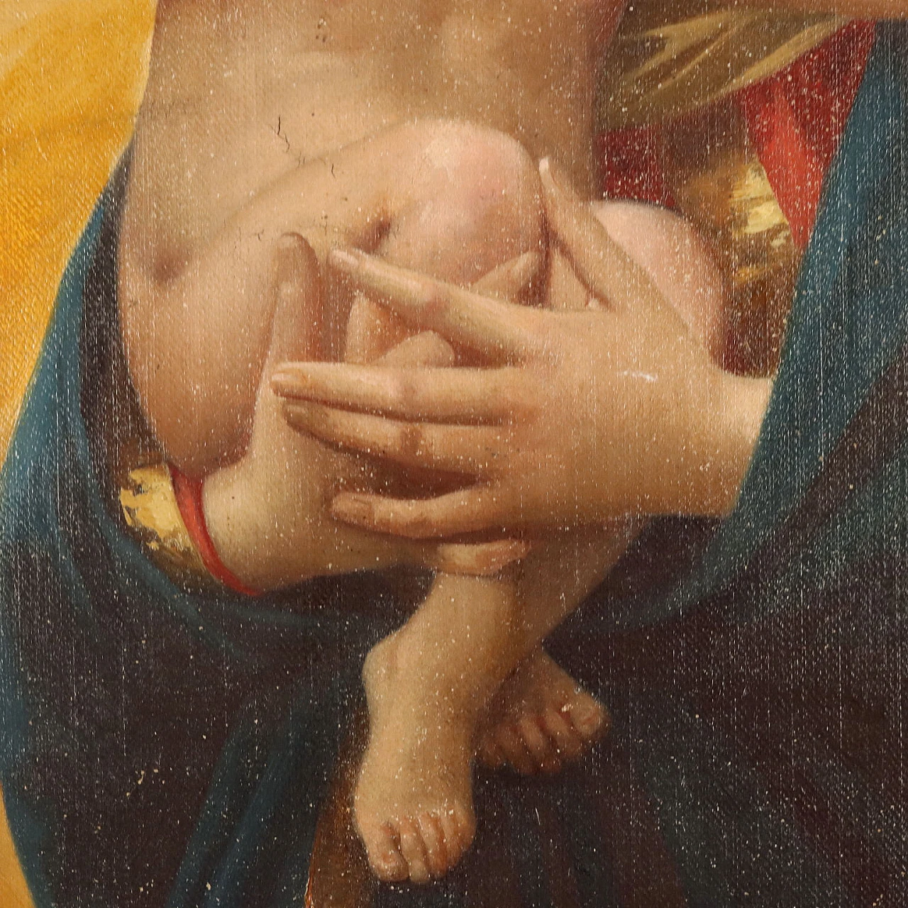 Giuseppe Gennaro, Madonna and Child, oil painting on canvas, 1891 6