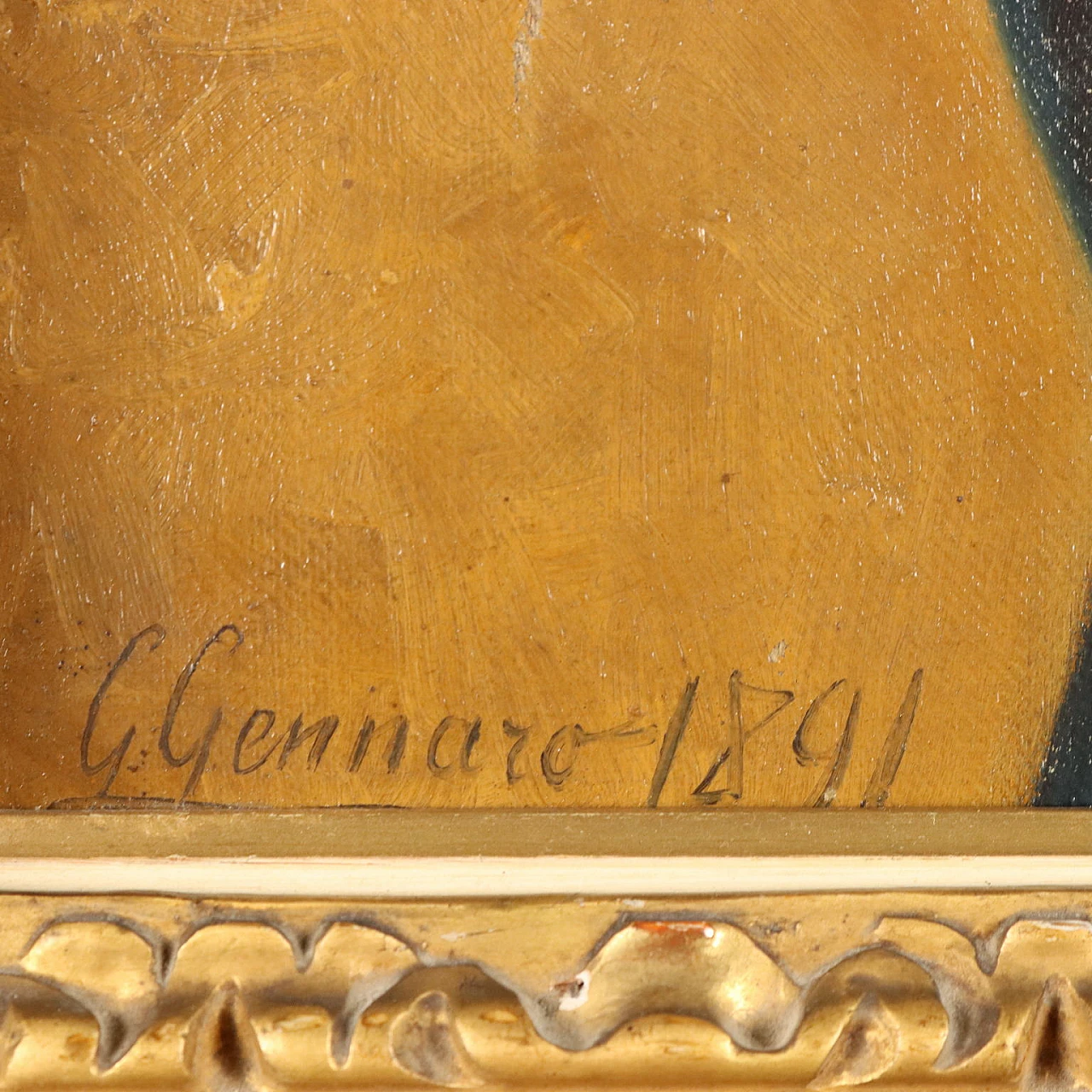 Giuseppe Gennaro, Madonna and Child, oil painting on canvas, 1891 7