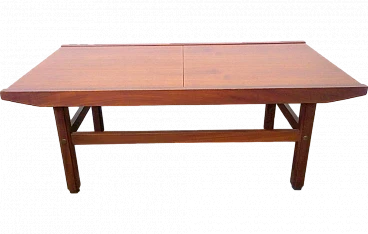 Tavolino da caffè in faggio nello stile di Ico Parisi, anni '50